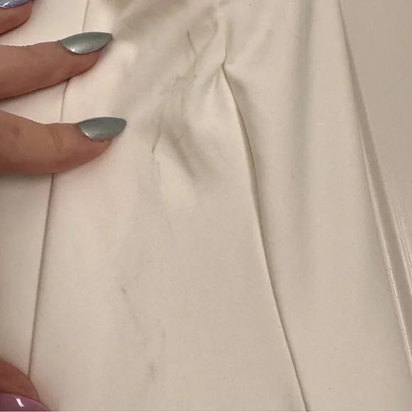 NWT White Athletic Dress double lined athletic material stretchy Size Small - Picture 5 of 8